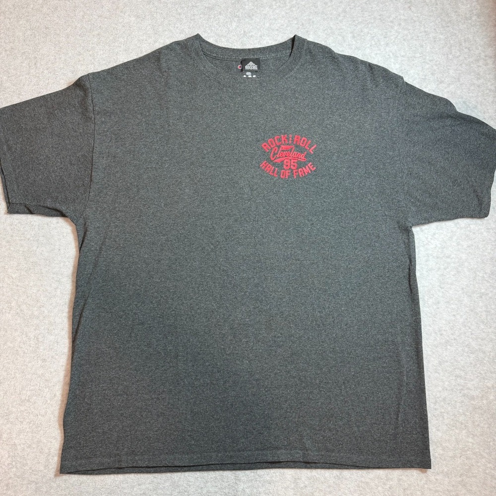 Champion Rock & Roll Hall of Fame Cleveland 1995 Mens 2XL Gray Graphic T-Shirt - Picture 2 of 9